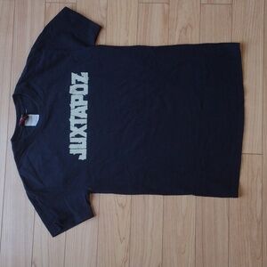 Juxtapoz Black Short Sleeve Tee with Logo On Chest